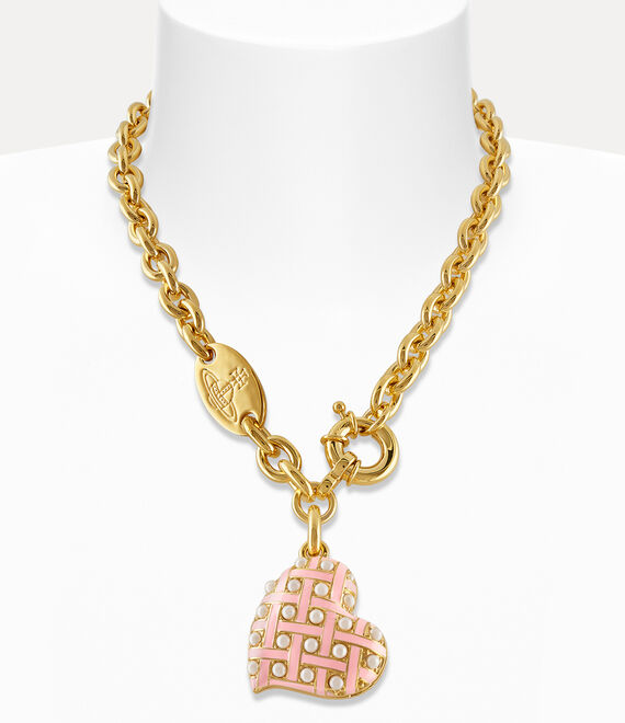 Valentines heart locket necklace immagine grande numero 2