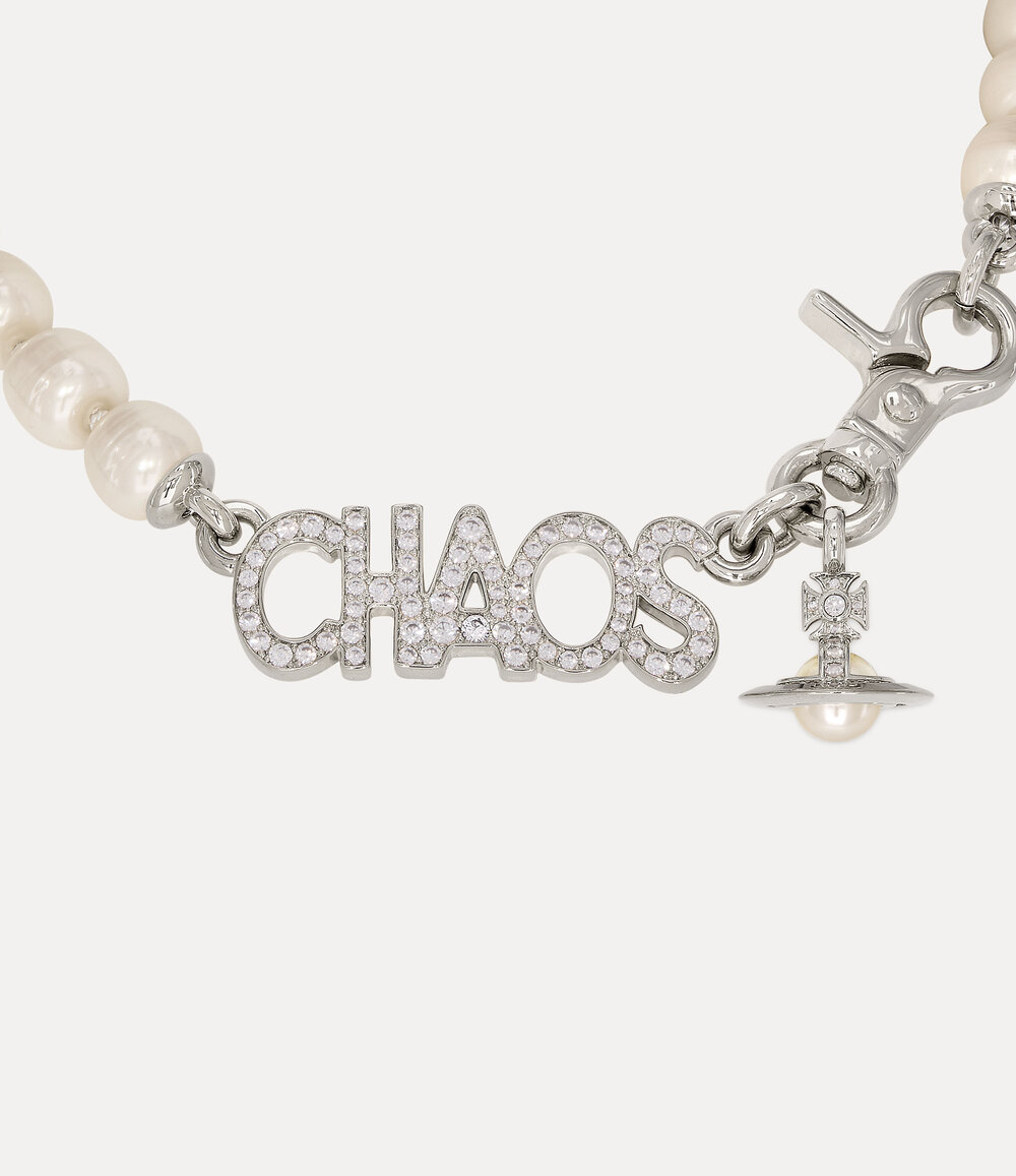 Vivienne Westwood Chaos Large Pearl Necklace, view 2
