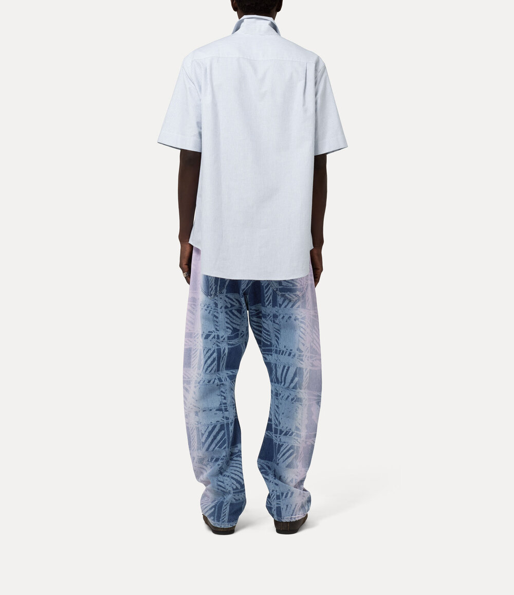 Vivienne Westwood Bowling Shirt in Ink Stripe, view 5