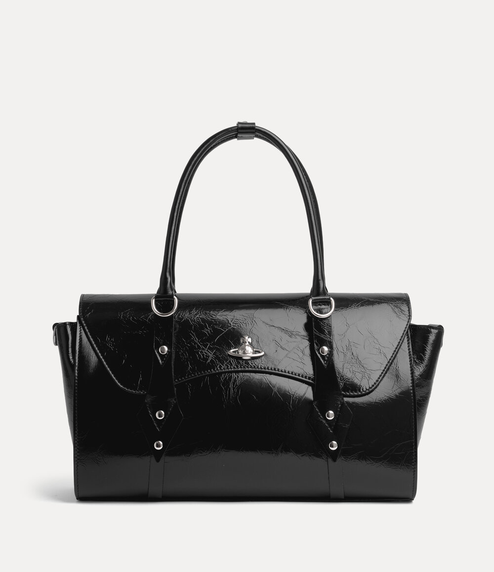 Vivienne Westwood Bettina Medium Handbag in Black