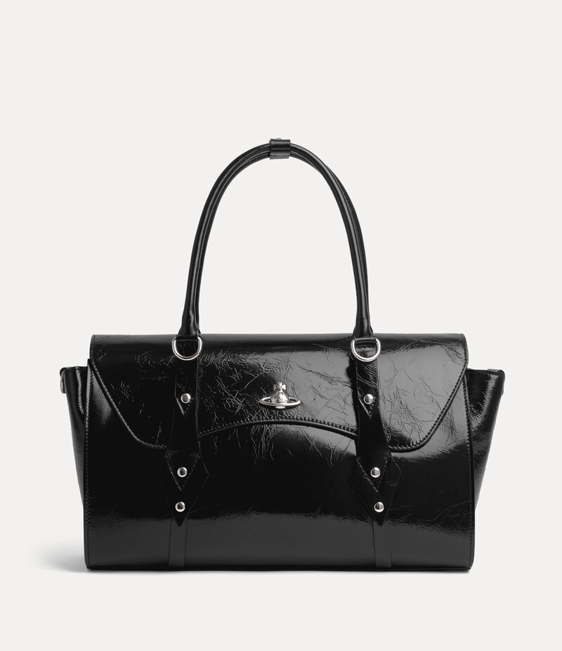 Vivienne Westwood Bettina Medium Handbag in Black