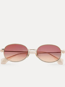 Hardware Orb Oval Sunglasses