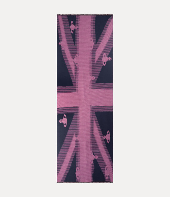 Vivienne Westwood Union Jack Scarf Navy Union Jack Unisex