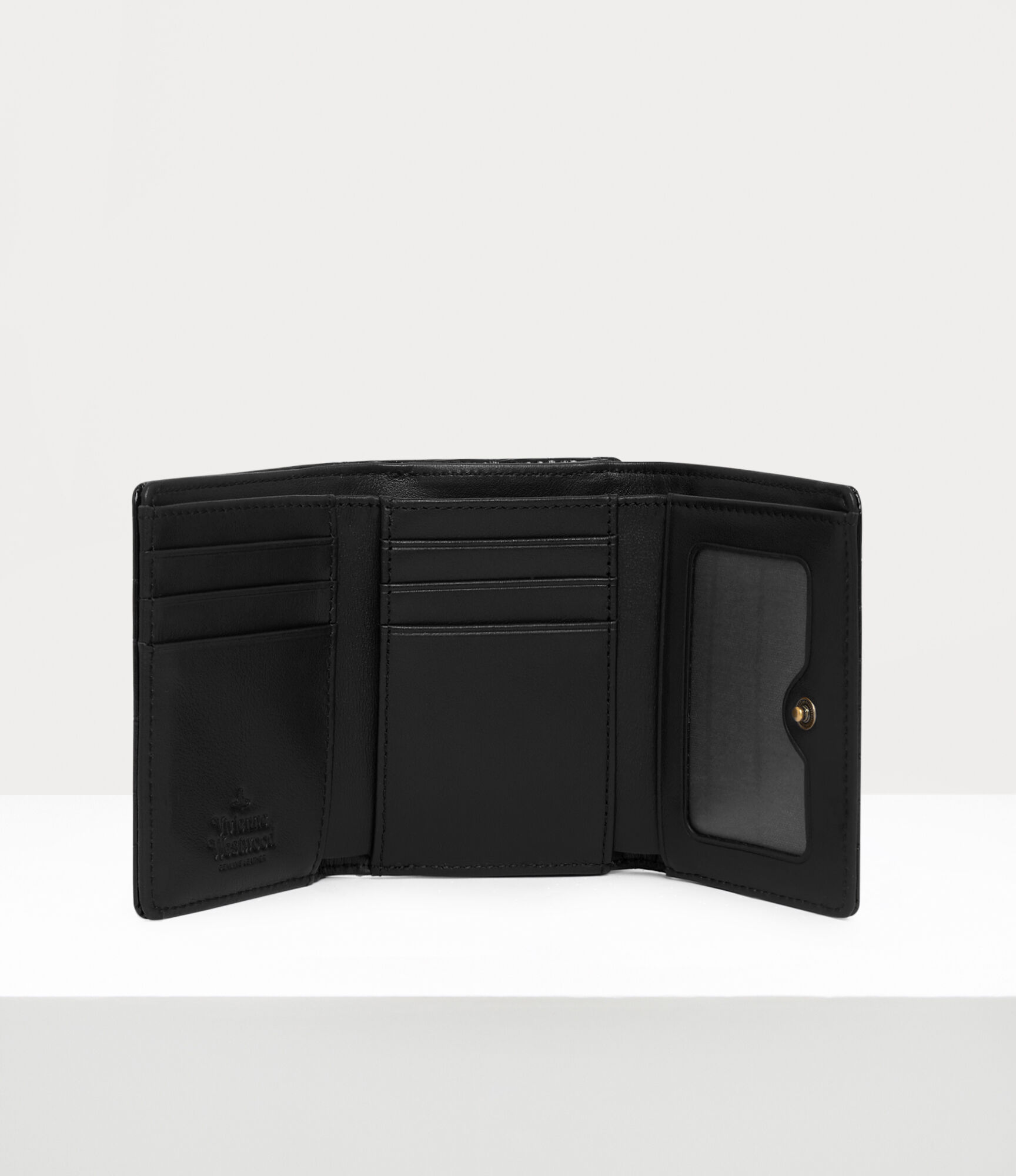 Lizard small frame wallet in black | Vivienne Westwood®
