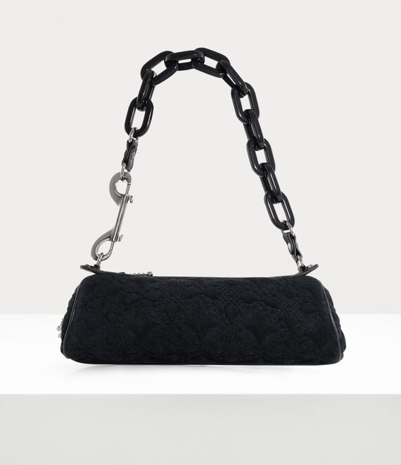 Shop Vivienne Westwood Cylinder Bag In Black