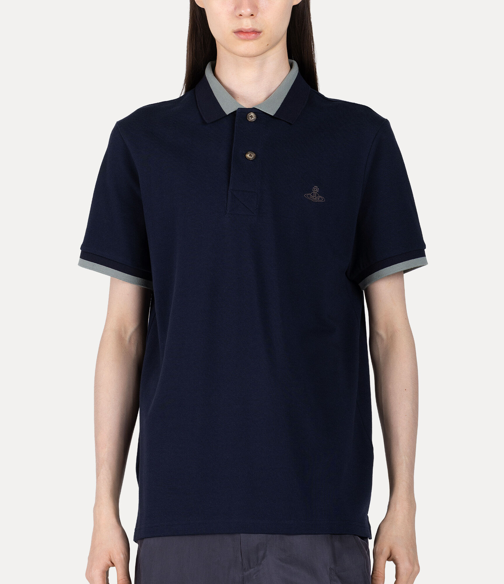 Classic Polo Shirt in BLUE | Vivienne Westwood®