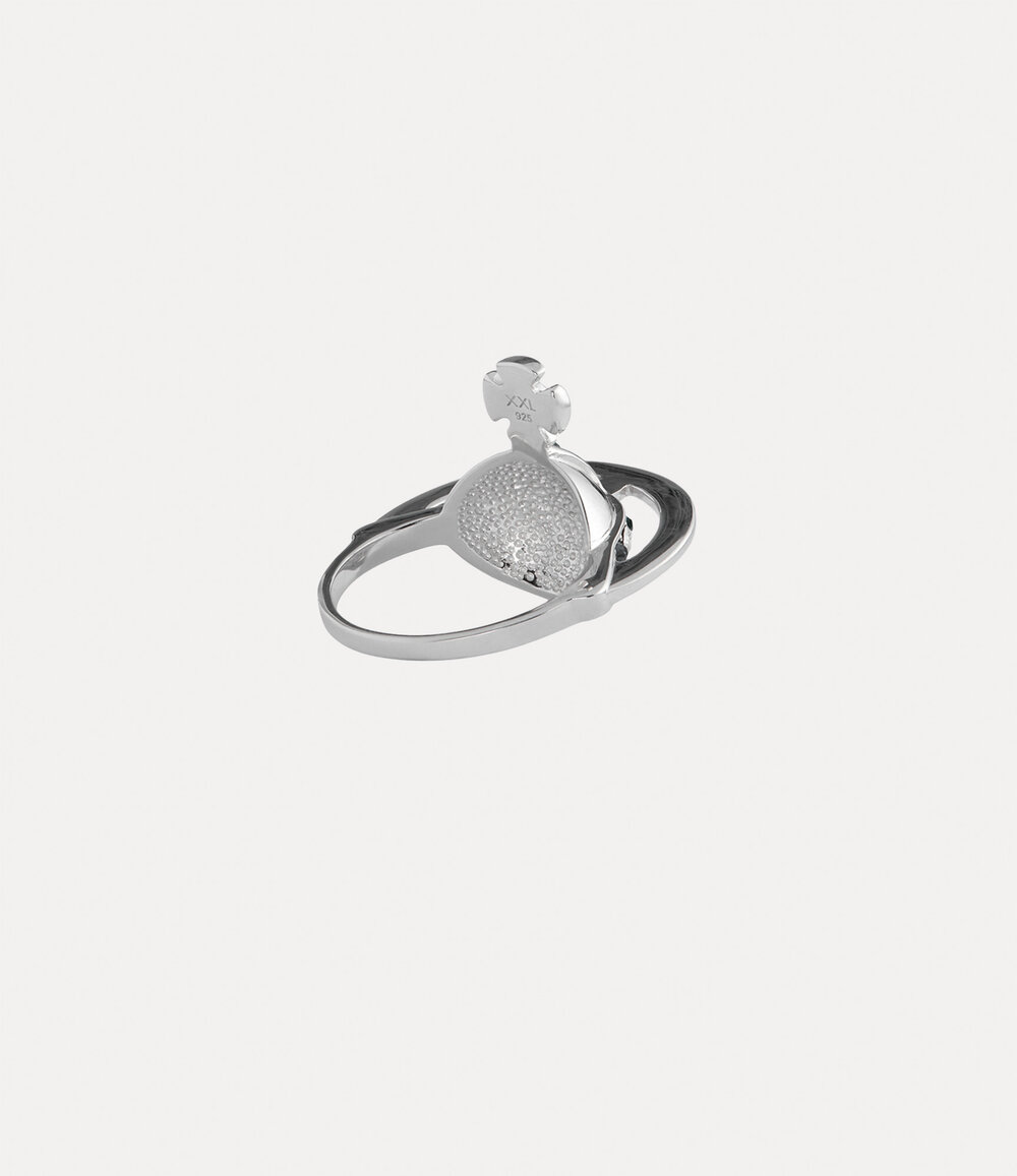 Vivienne Westwood Solid Orb Ring in Silver, view 3