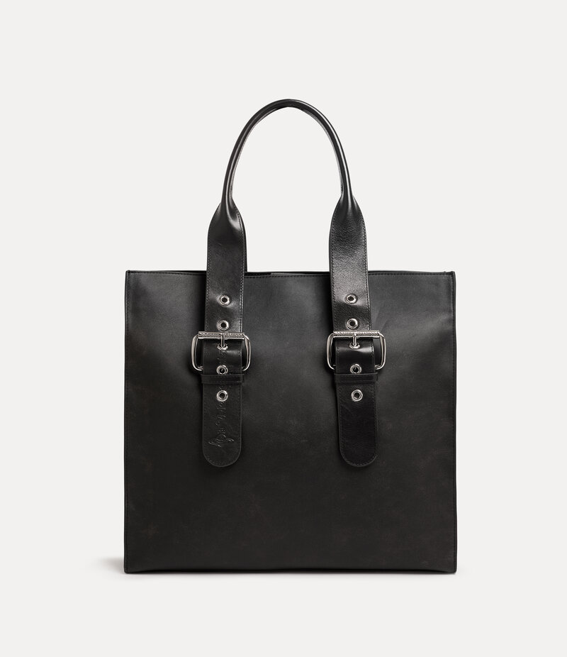Vivienne Westwood Alex Tote Bag in Off Black