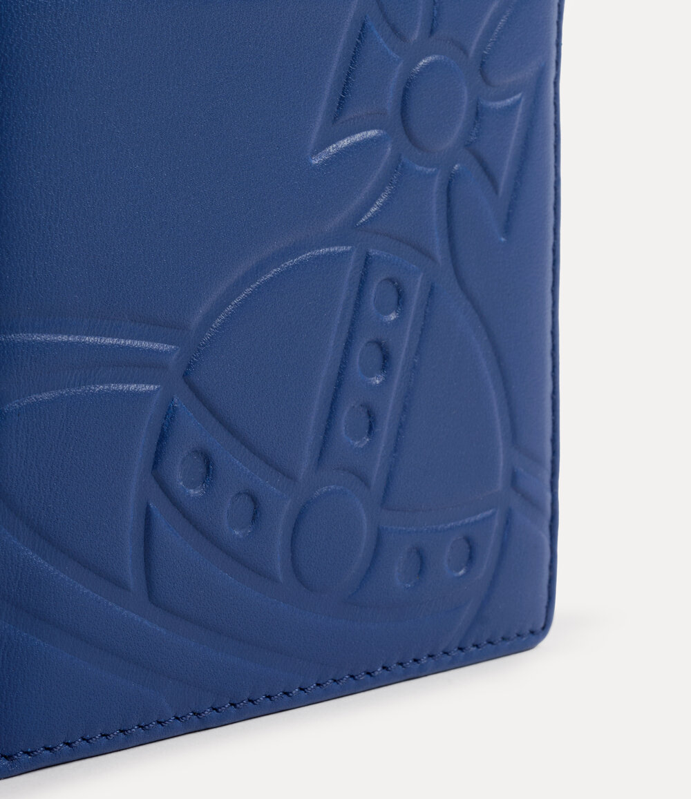 Vivienne Westwood Man. Billfold Wallet in Dark Blue, view 3