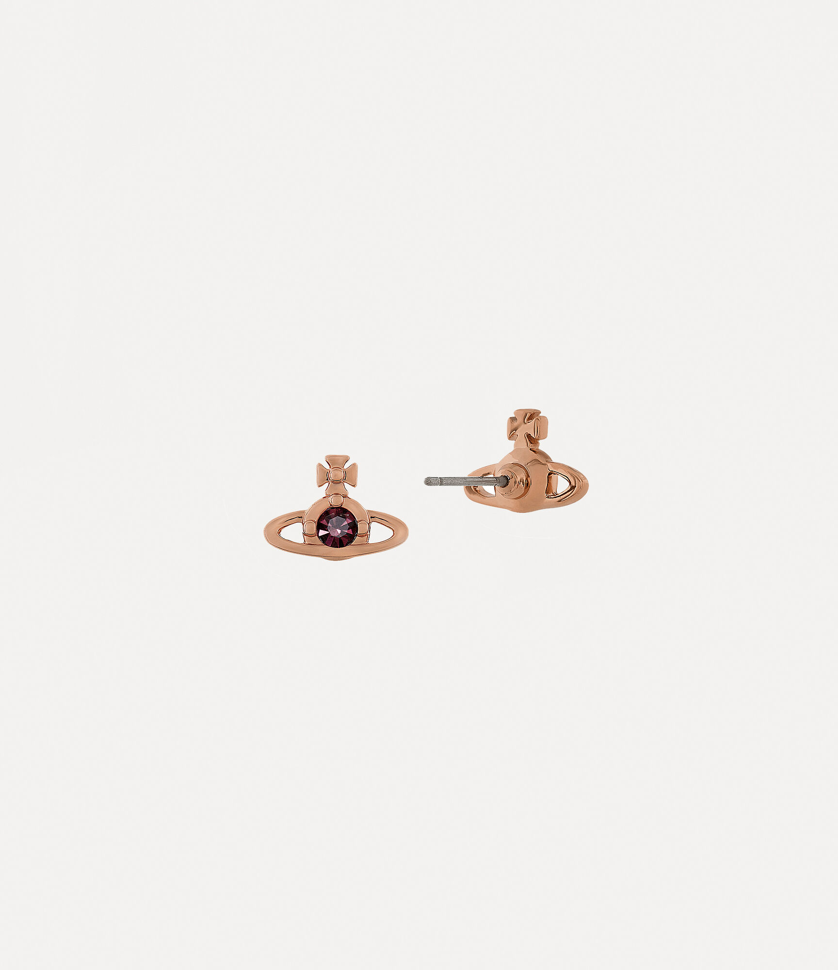 Nano solitaire earrings  large image number 2