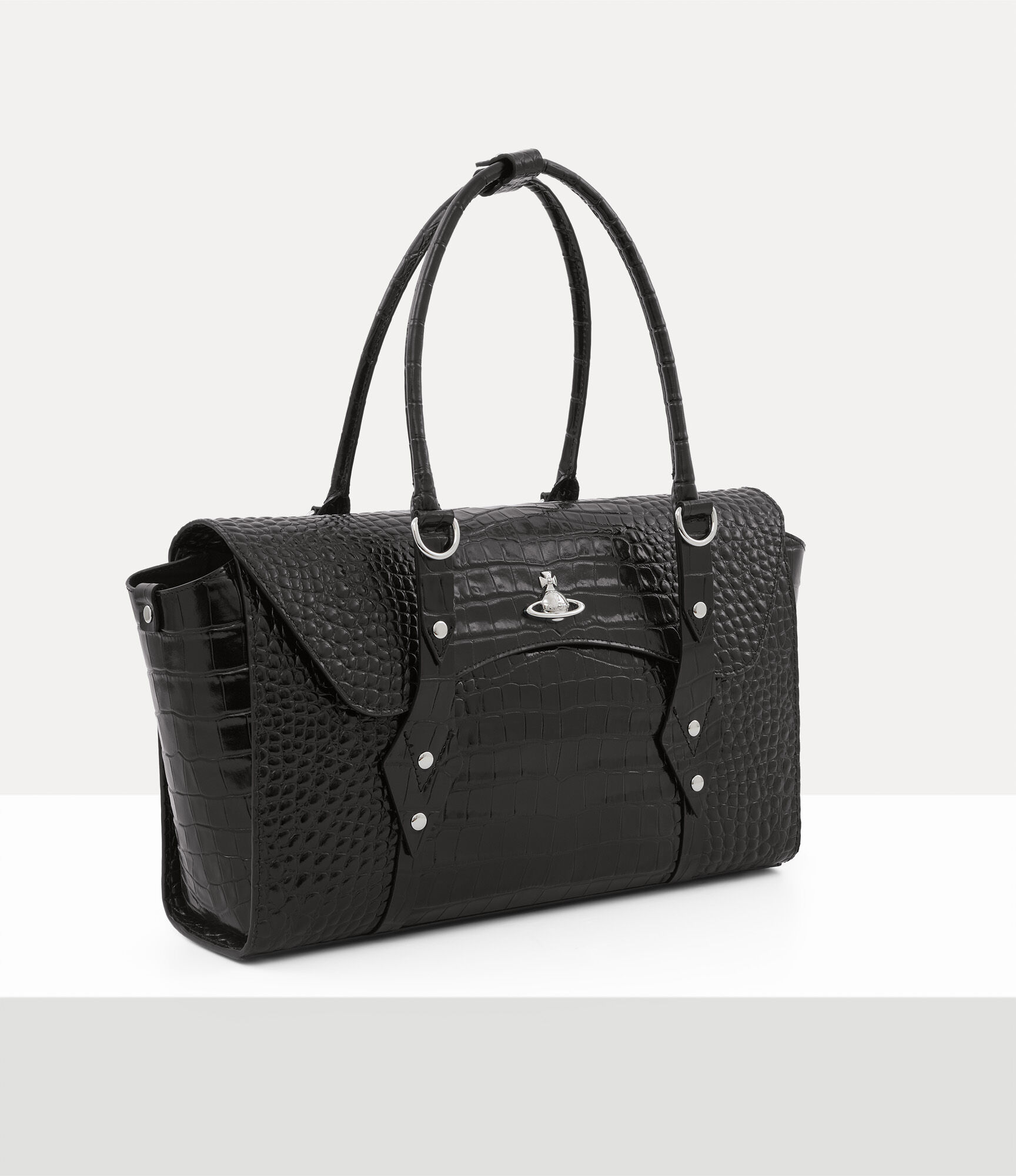 Bettina Medium Handbag in BLACK | Vivienne Westwood®