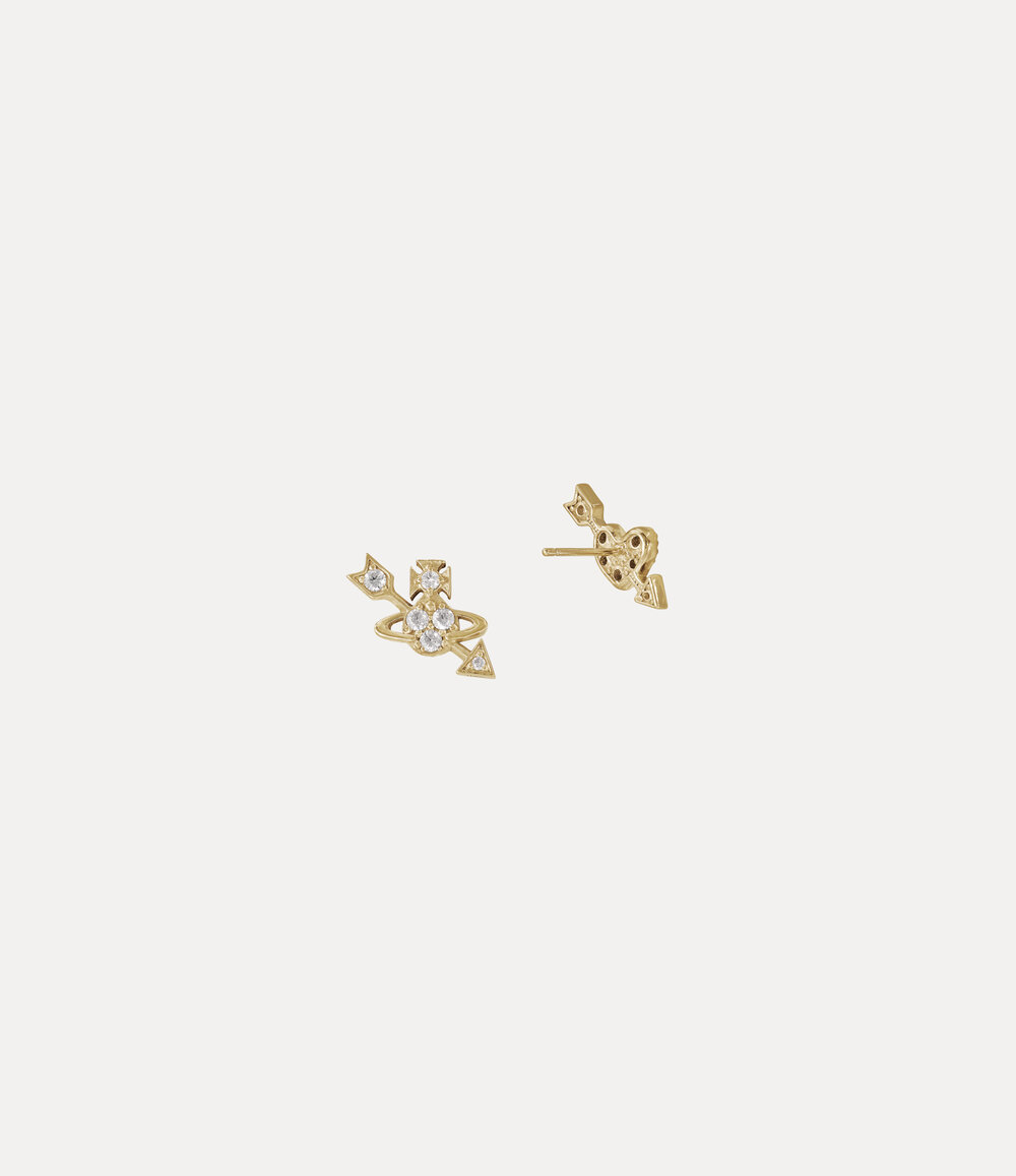 Vivienne Westwood Kiri Earrings in Gold, view 2
