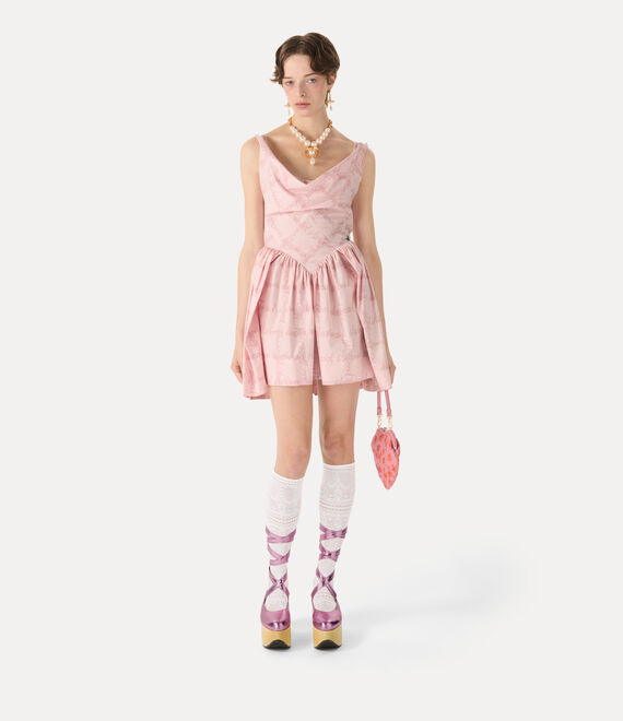 pink puffed sleeve dress Lucy Baby Pink Long Sleeve Mini Dress - US 6