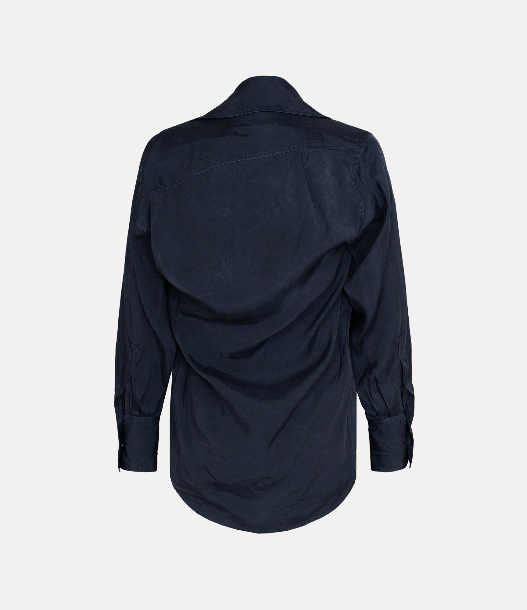 Asymmetry Smooth シャツ - ブラック | Vivienne Westwood®