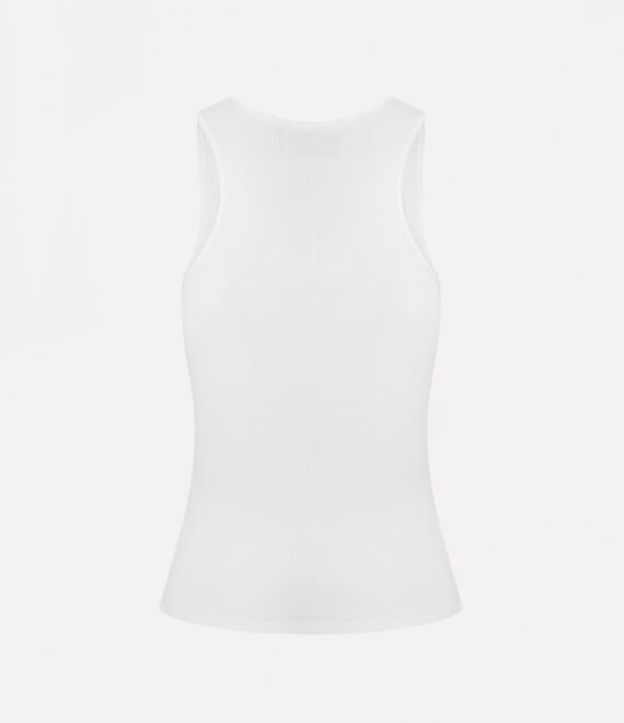 Vivienne Westwood Ribbed Tank Top In White