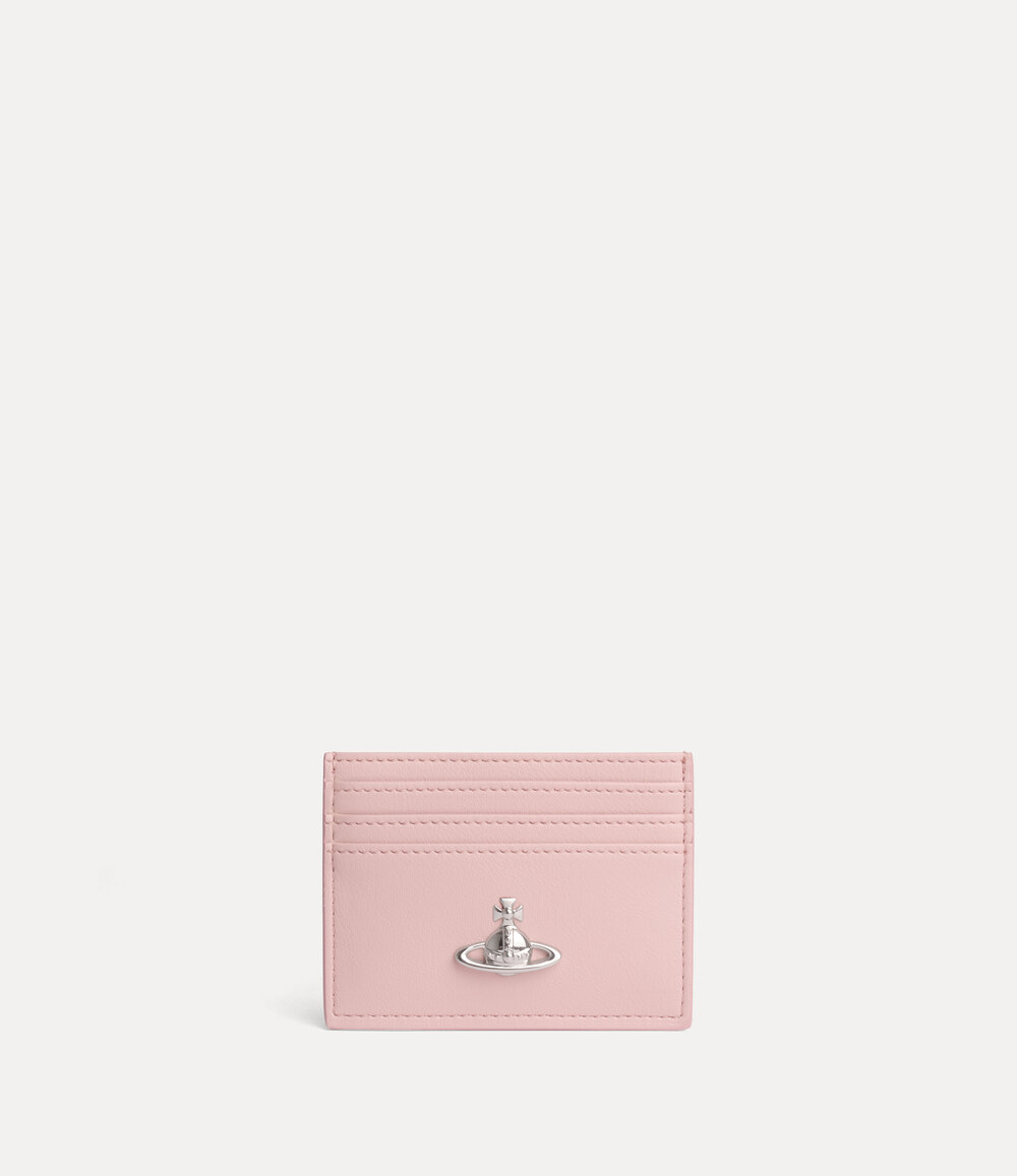 Vivienne Westwood Flat Card Holder in Pastel Pink