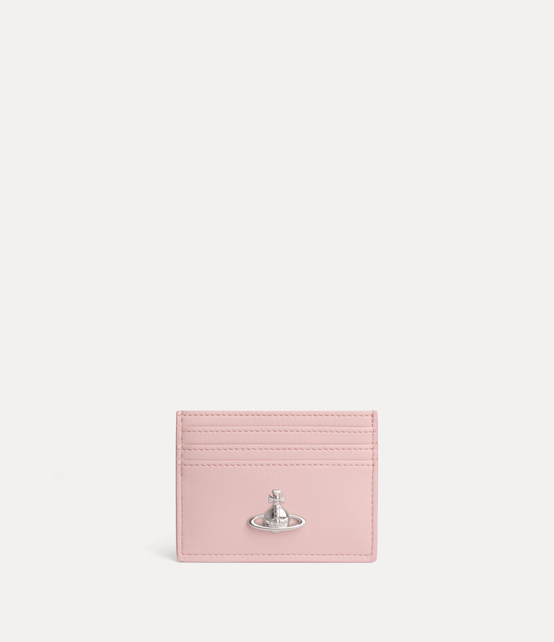 Vivienne Westwood Flat Card Holder in Pastel Pink