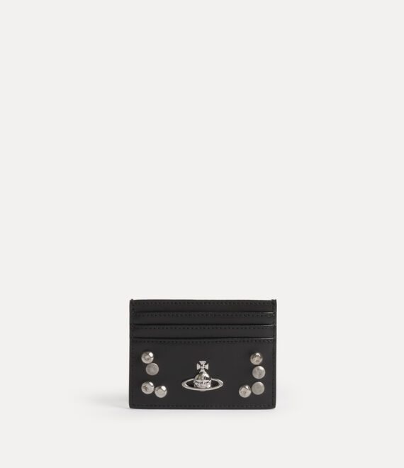 Vivienne Westwood Flat Card Holder Leather Black One Size Women