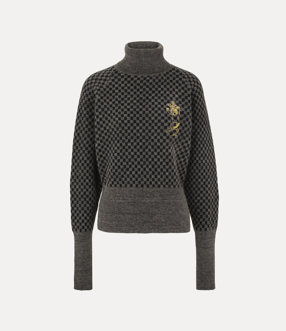 Vivienne Westwood Checkmate Turtleneck