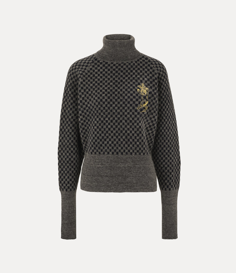 Vivienne Westwood Checkmate Turtleneck
