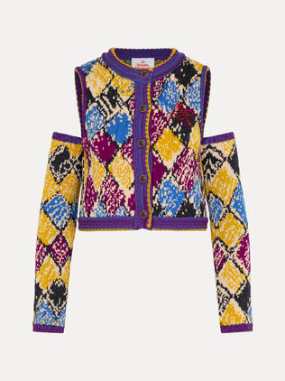 Harlequin Arm Warmer Cardigan