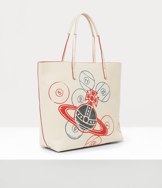 Studio Large Shopper in ECRU-ORB-PRINT Vivienne Westwood®