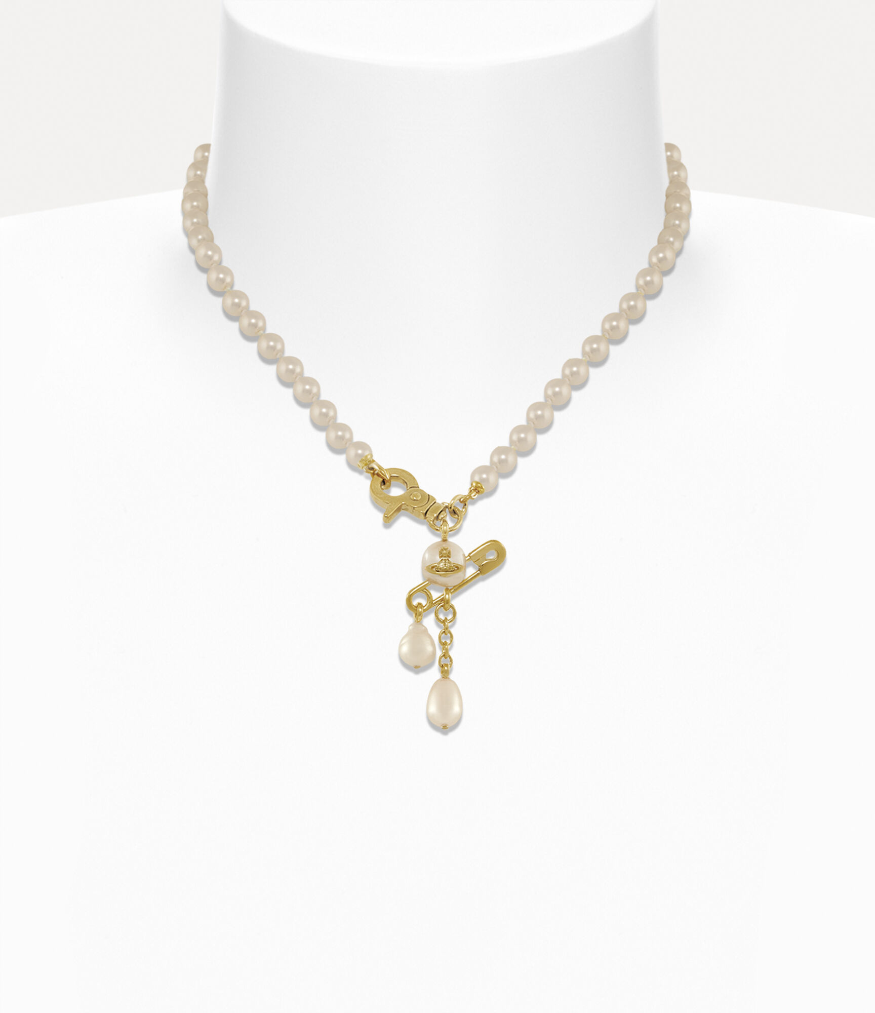 Small Claude Pearl Necklace 