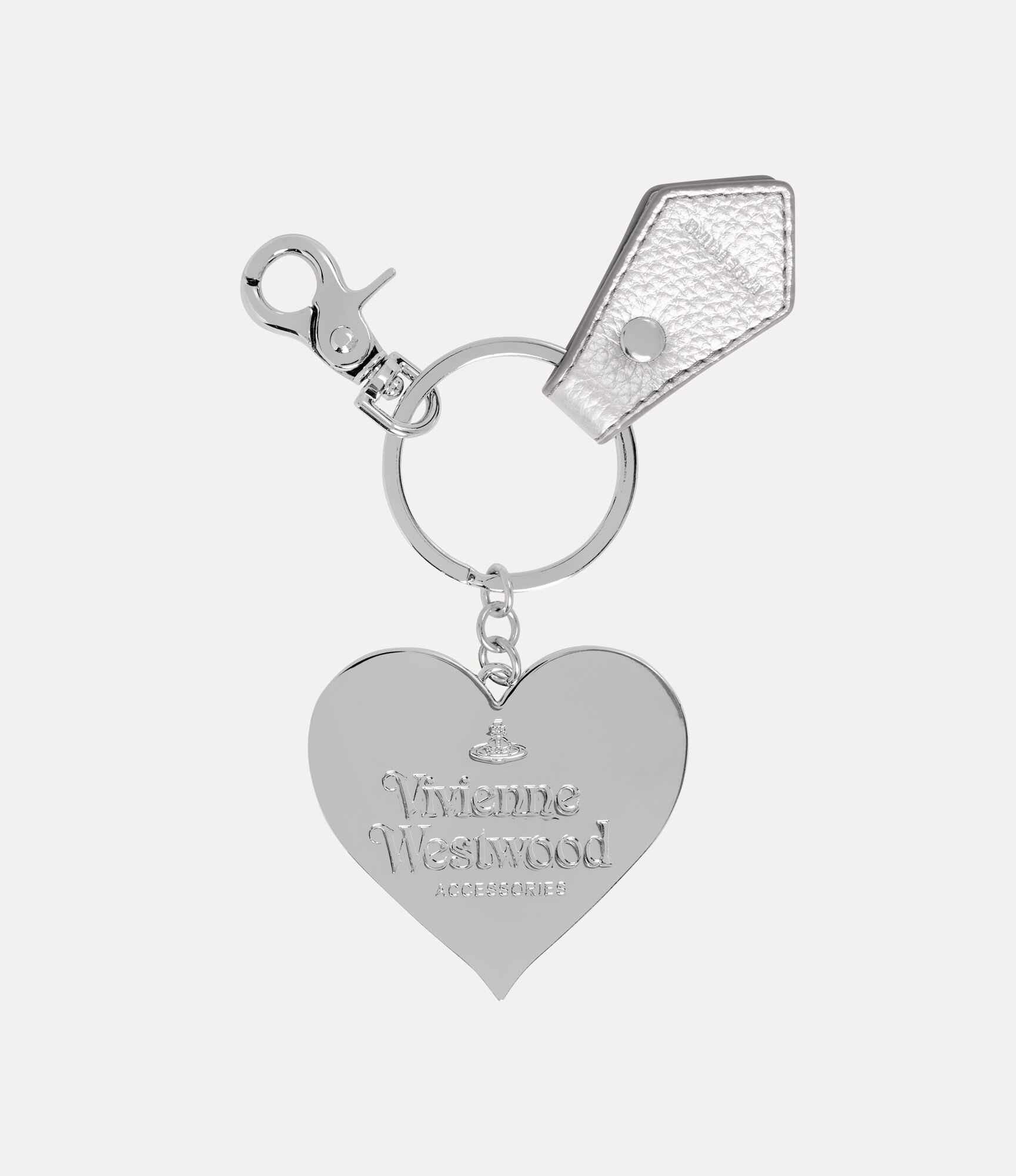 Mirror Heart Orb Keyring