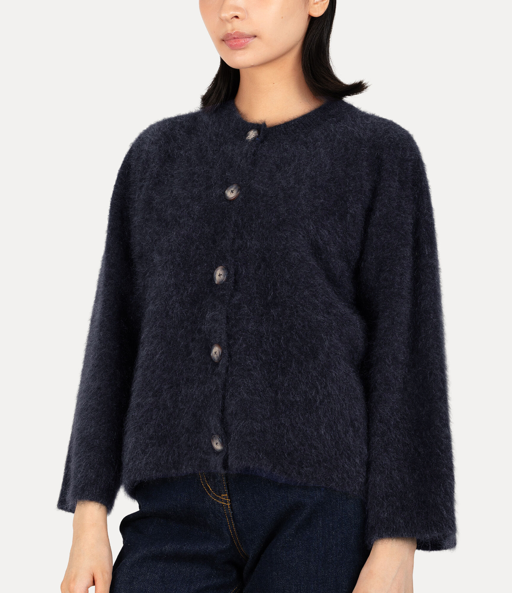Pure Cashmere Snood Cardigan   large image number 5