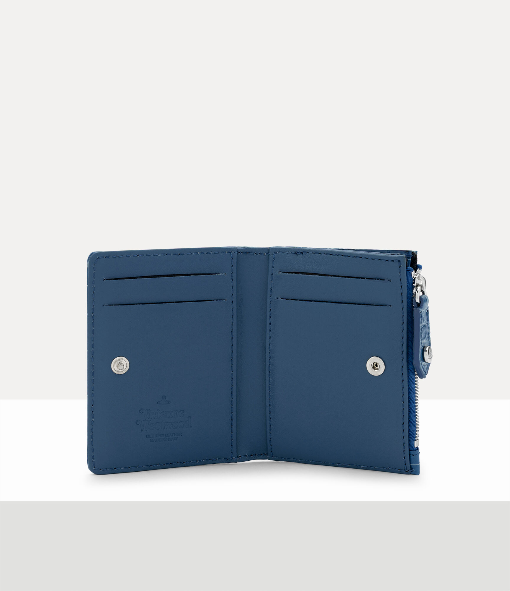 Slim Flap Card Holder in BLUE | Vivienne Westwood®
