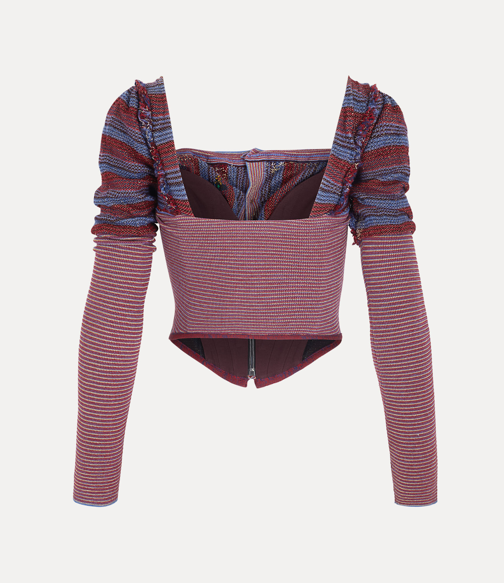 Broken stitch corset cardi  large image number 3