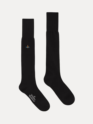 Uni Colour Plain Knee High Socks