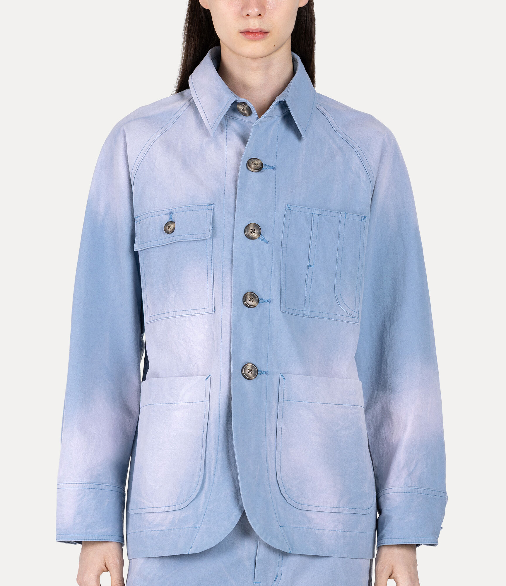 Spray Workerwear Jacket in BLUE | Vivienne Westwood®