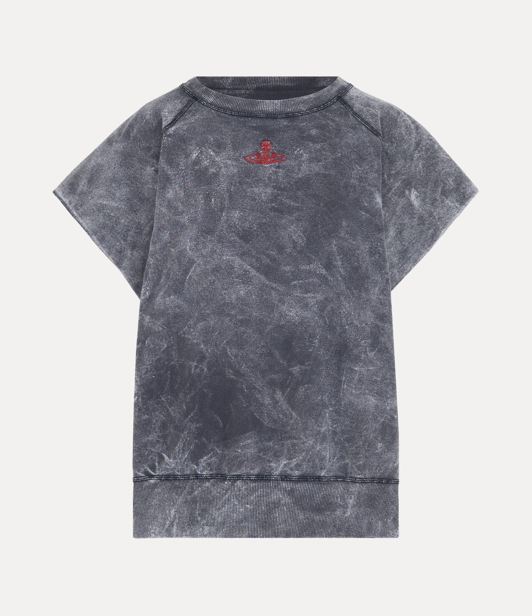vivienne westwood トップス Gauze Terry Overdye Top in BLACK | Vivienne Westwood®