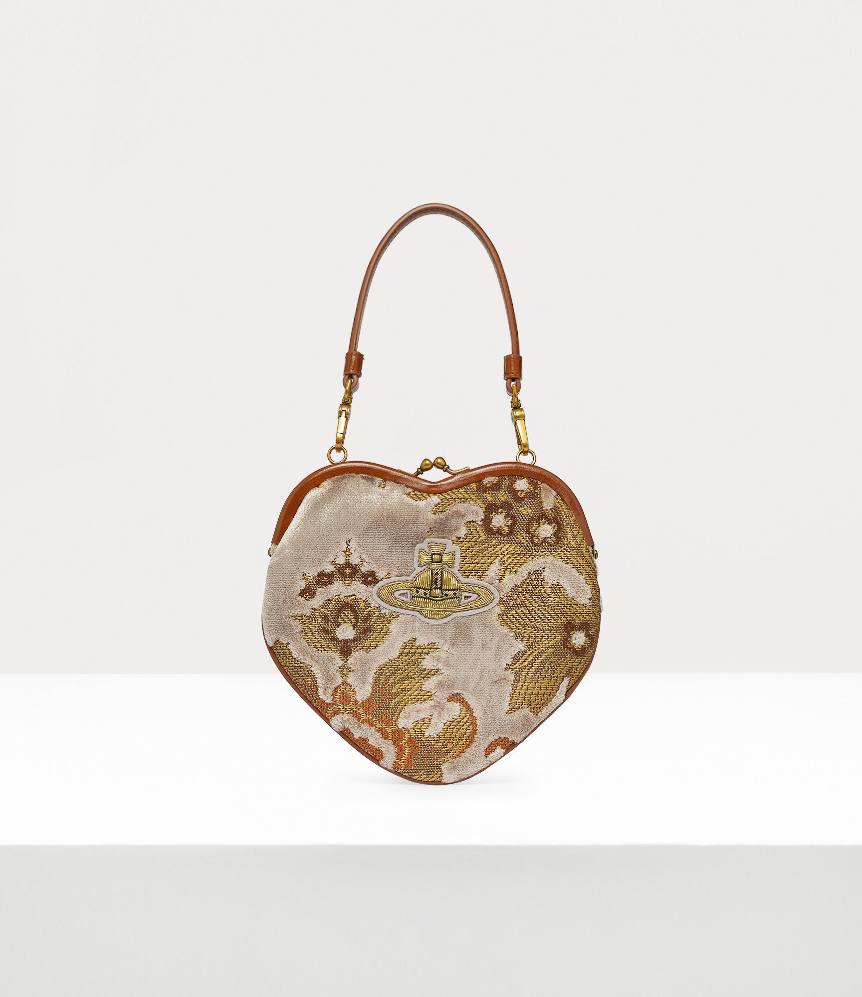 Vivienne Westwood Belle Heart Frame Purse Carpet Velvet Multicolor- One Size Women - Image 1