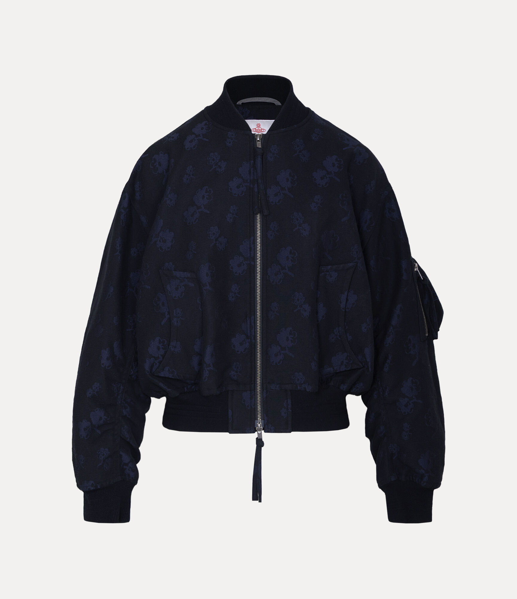 Flower Jacquard MA-1 Jacket