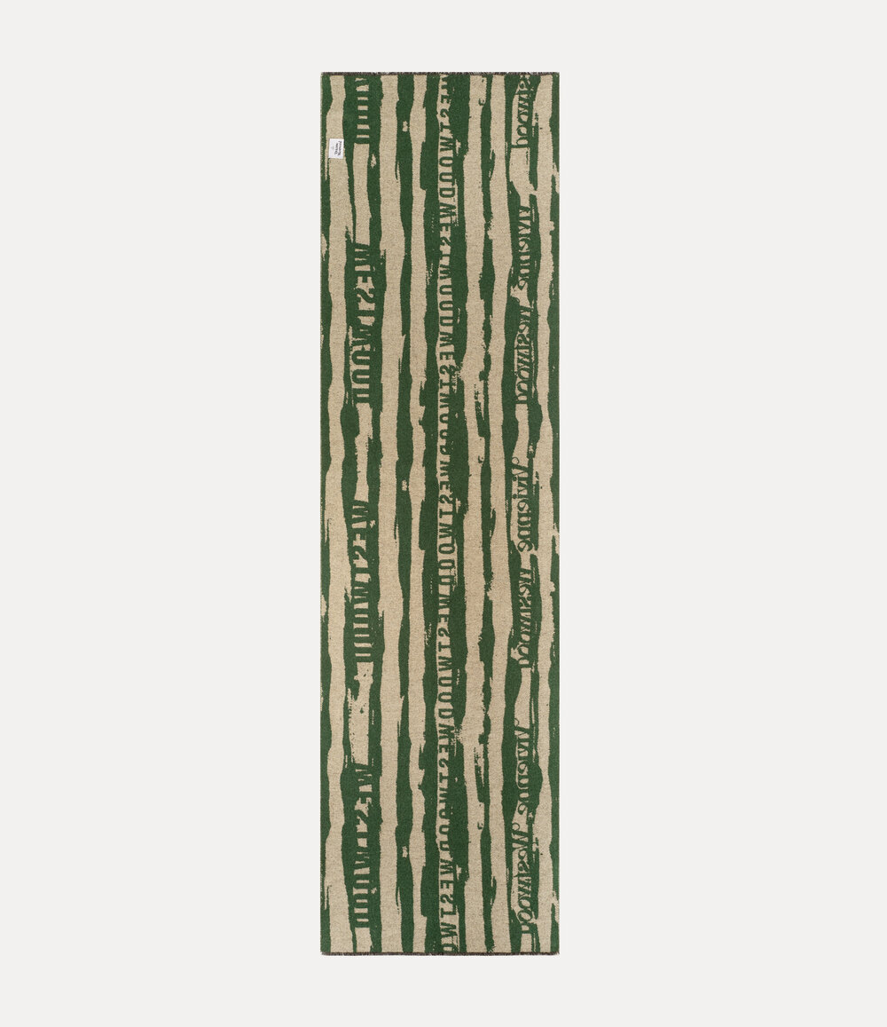 Vivienne Westwood Scarf New Punk Stripe in Green, view 2