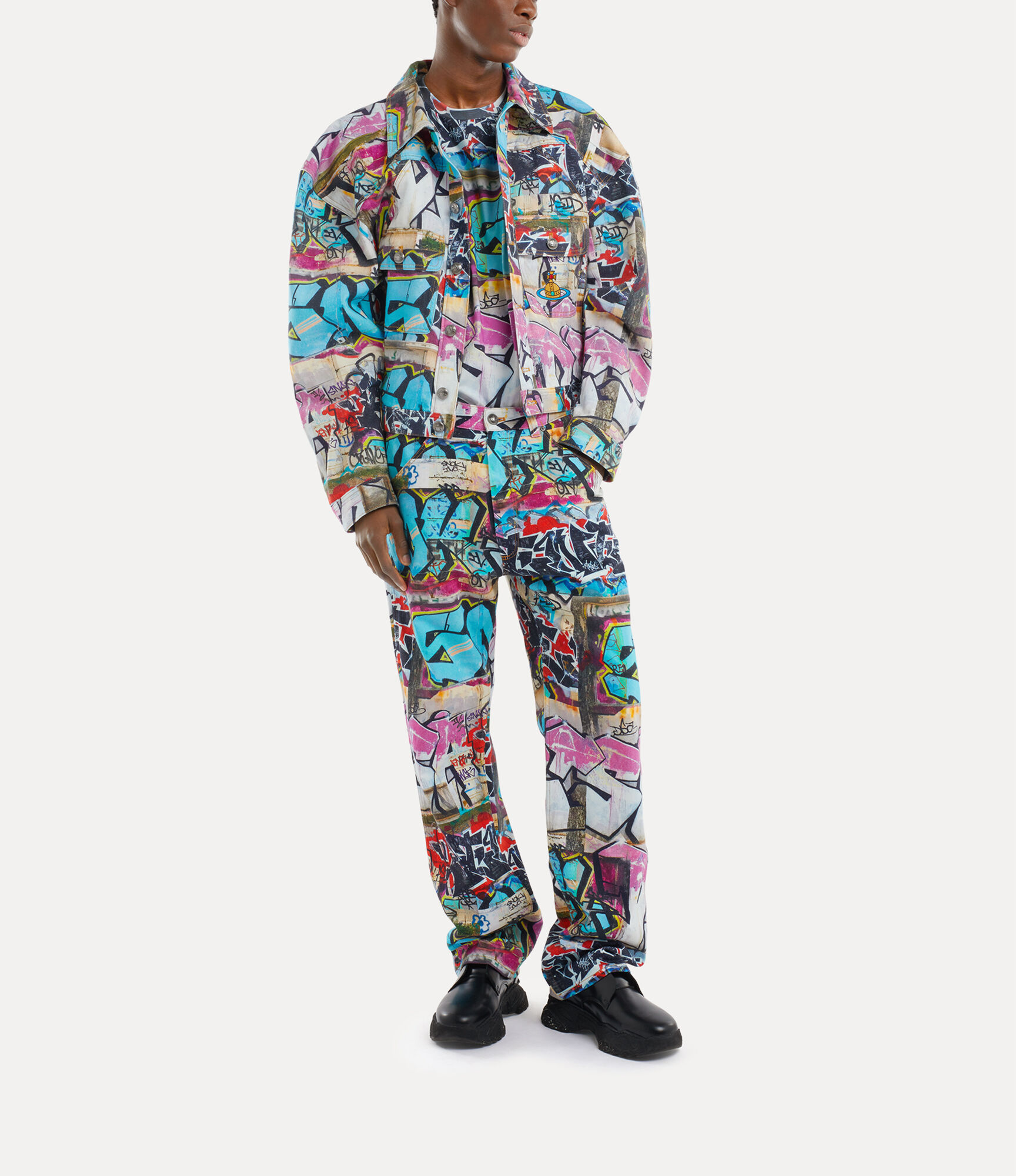 Denim Boxer Jacket in GRAFFITI | Vivienne Westwood®