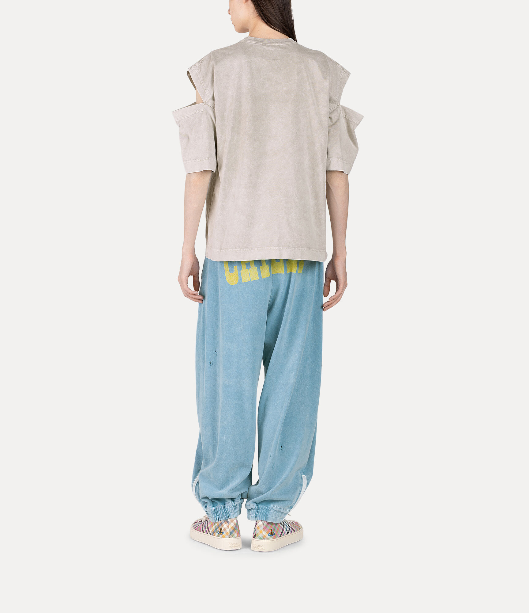 Patchwork Slit t-shirt in GRAY | Vivienne Westwood®