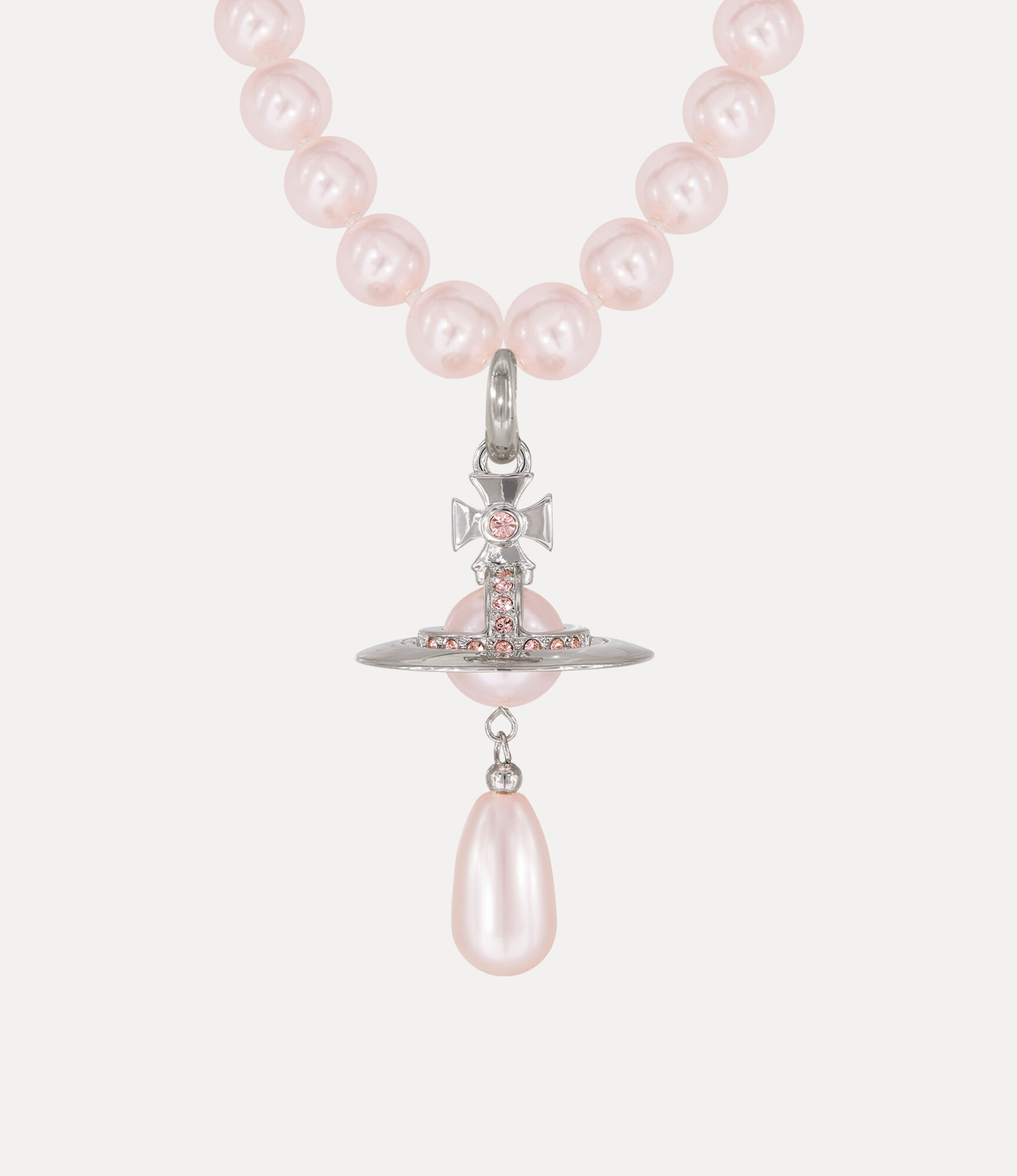 One Row Pearl Drop Choker  large image number 2