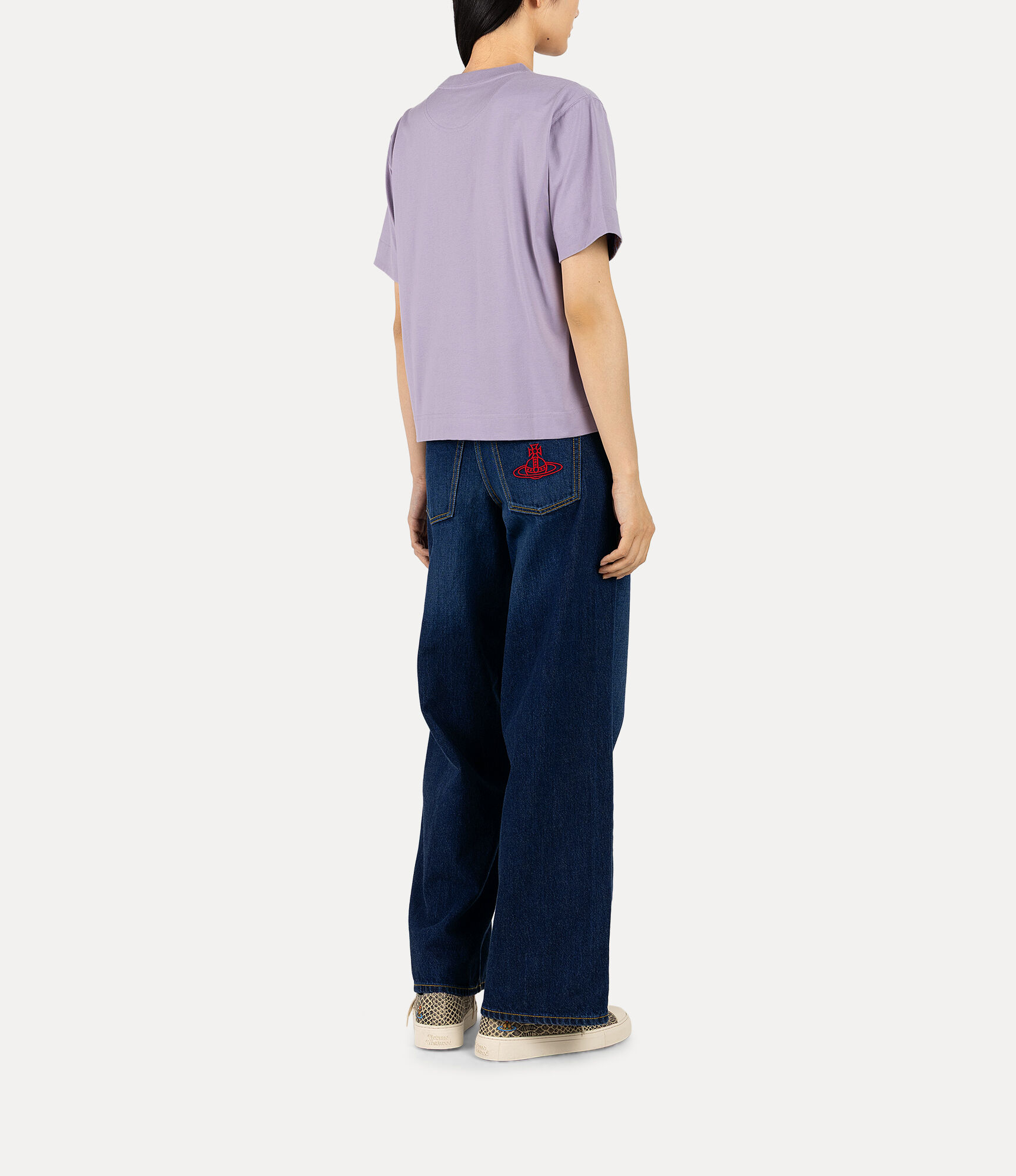Check Pocket T-shirt in PURPLE | Vivienne Westwood®