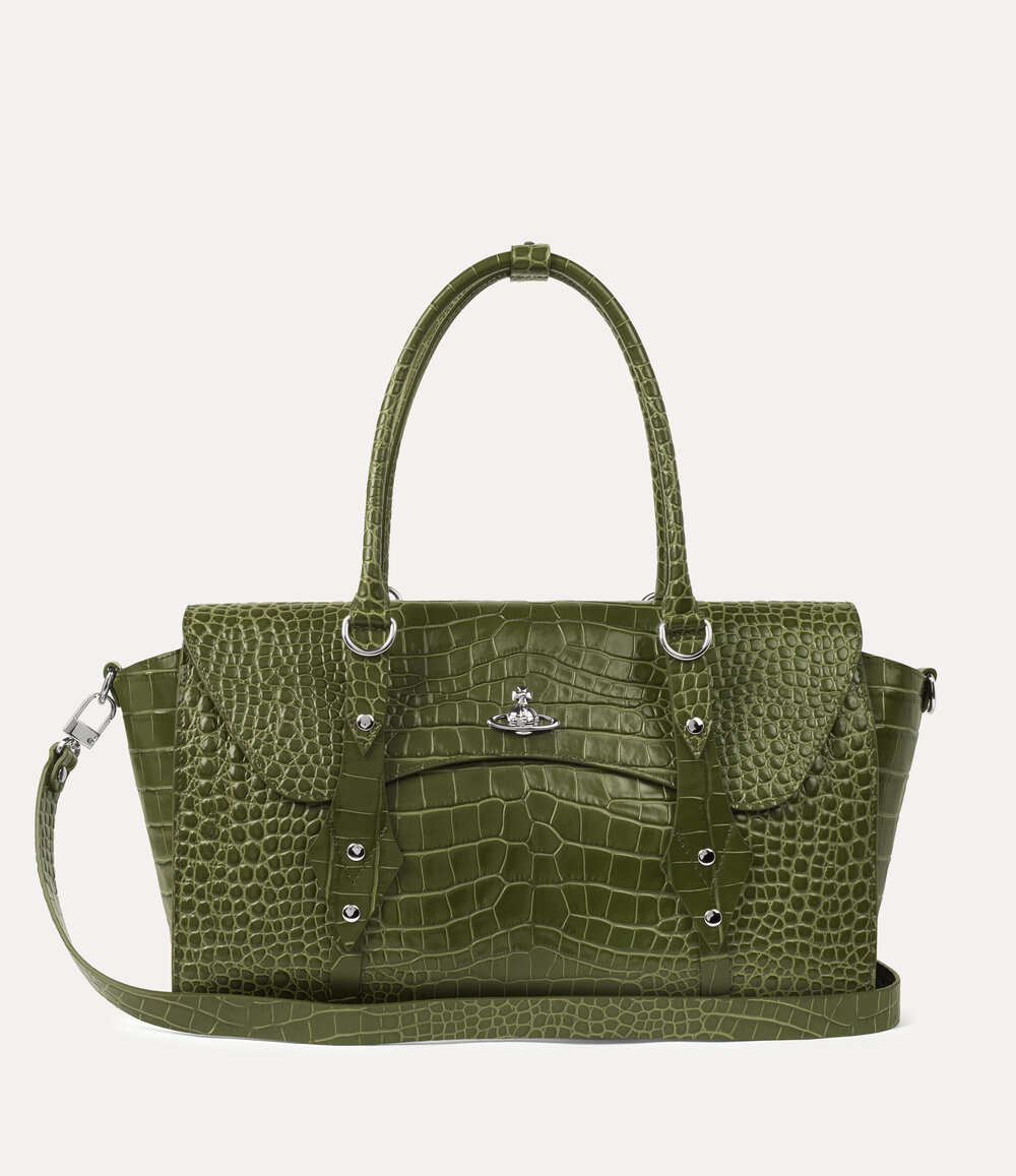 Vivienne Westwood Bettina Medium Handbag in Khaki, view 3