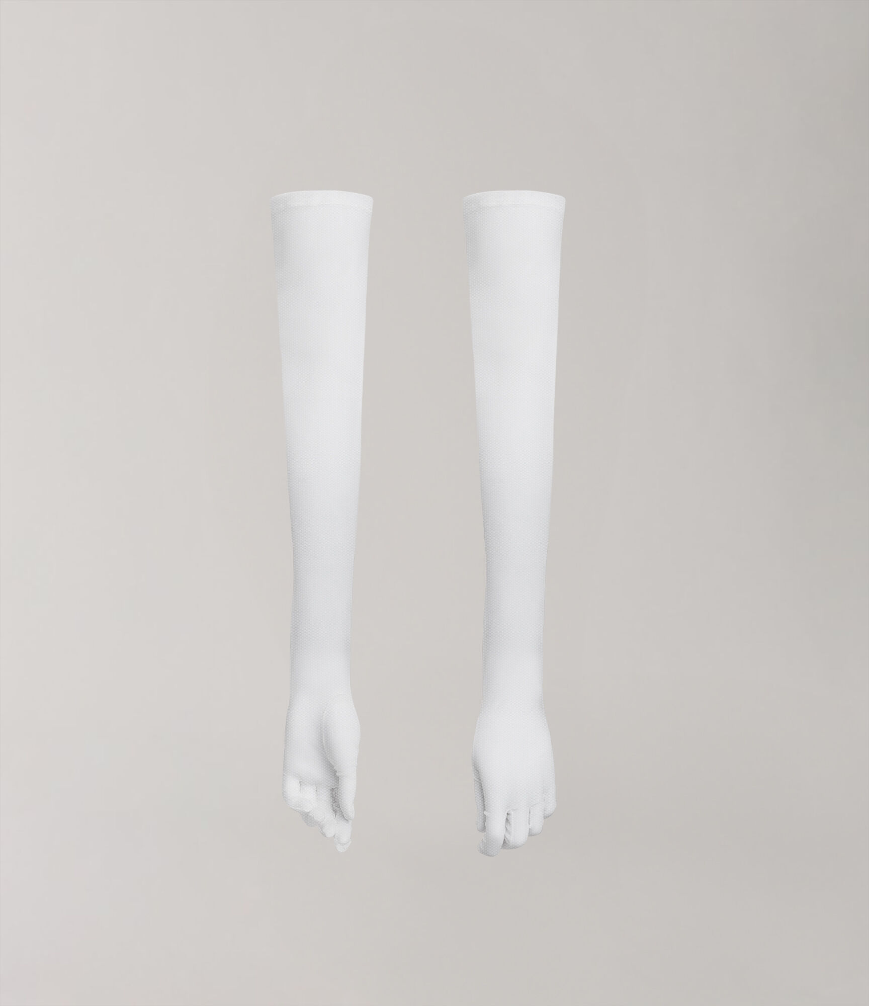 Illusion Tulle Opera Gloves 43cm