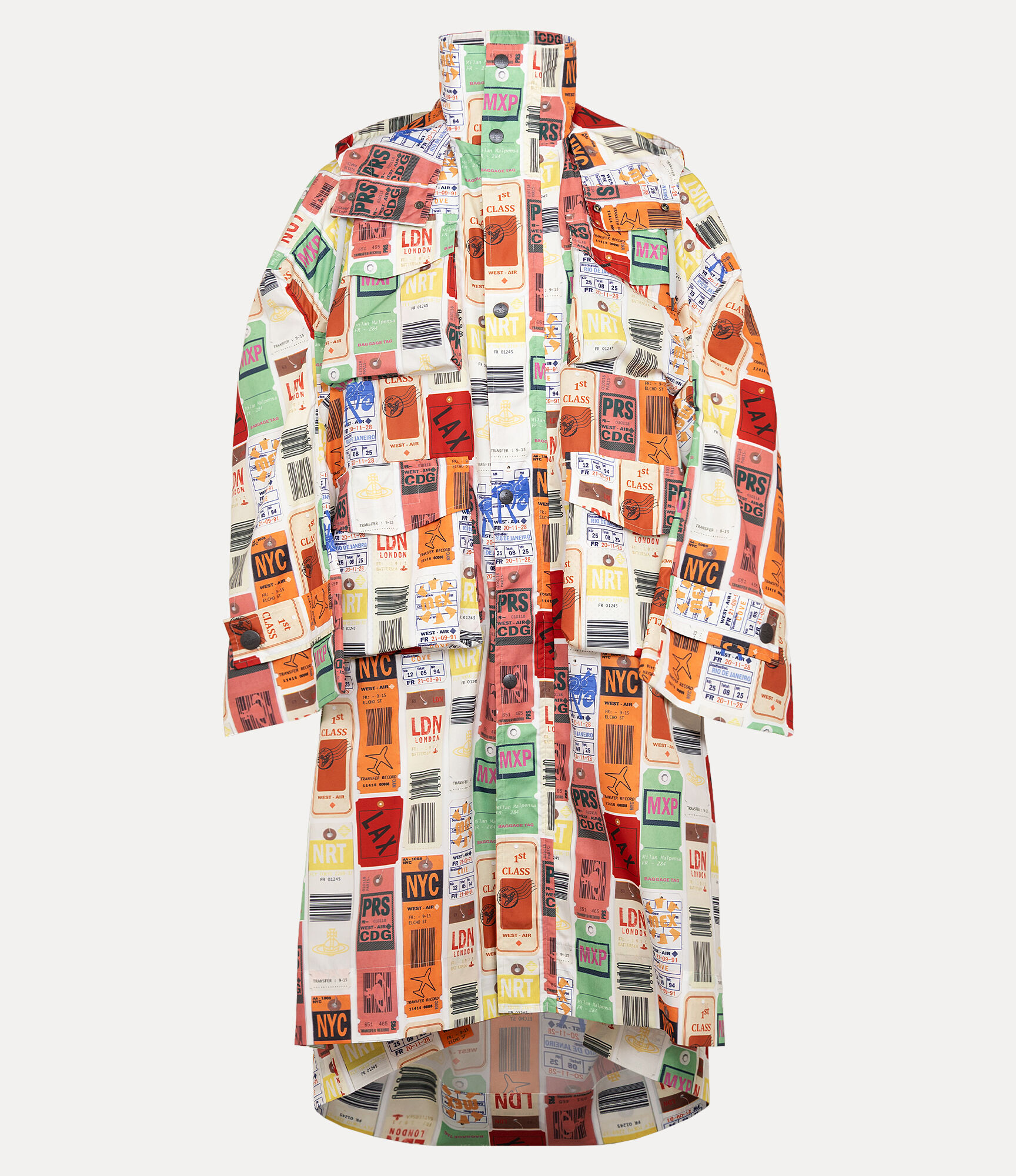 Travel Print Utility Coat