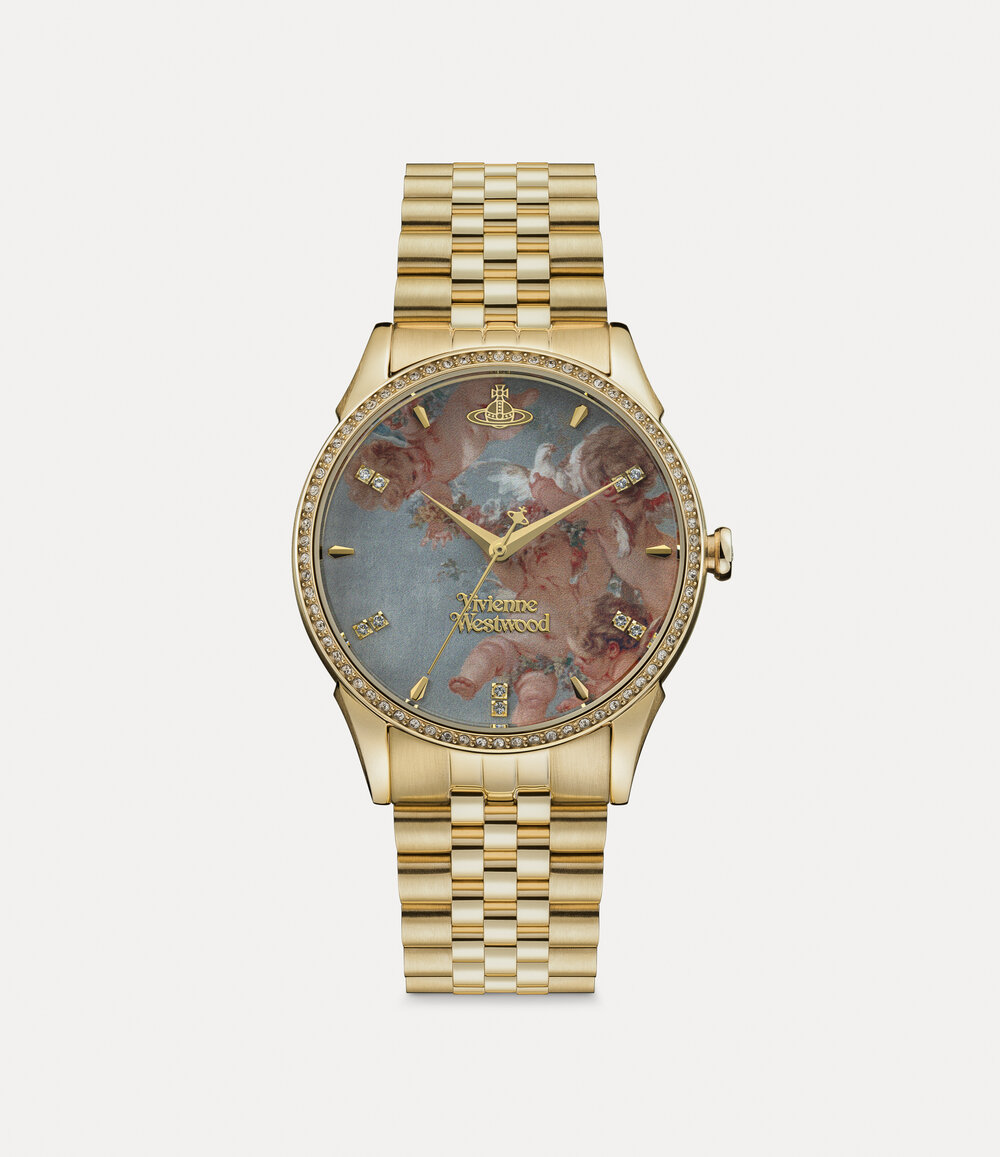 Vivienne Westwood Spring Cherub Watch in gold