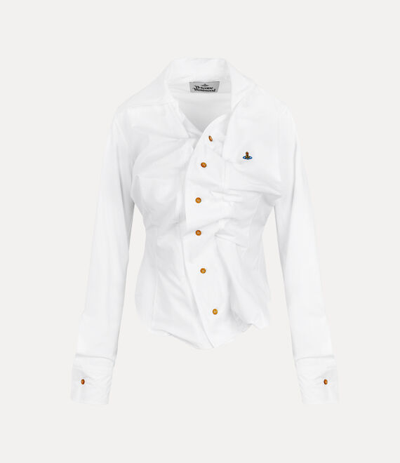Drunken Shirt in WHITE | Vivienne Westwood®
