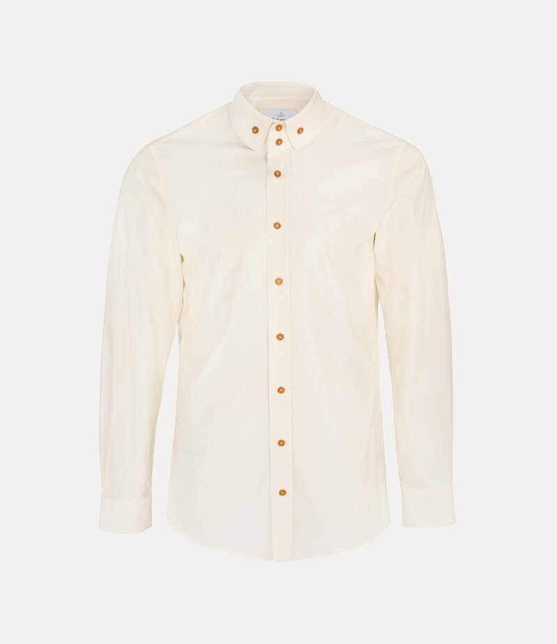 Vivienne Westwood Two Button Krall Shirt in Stone
