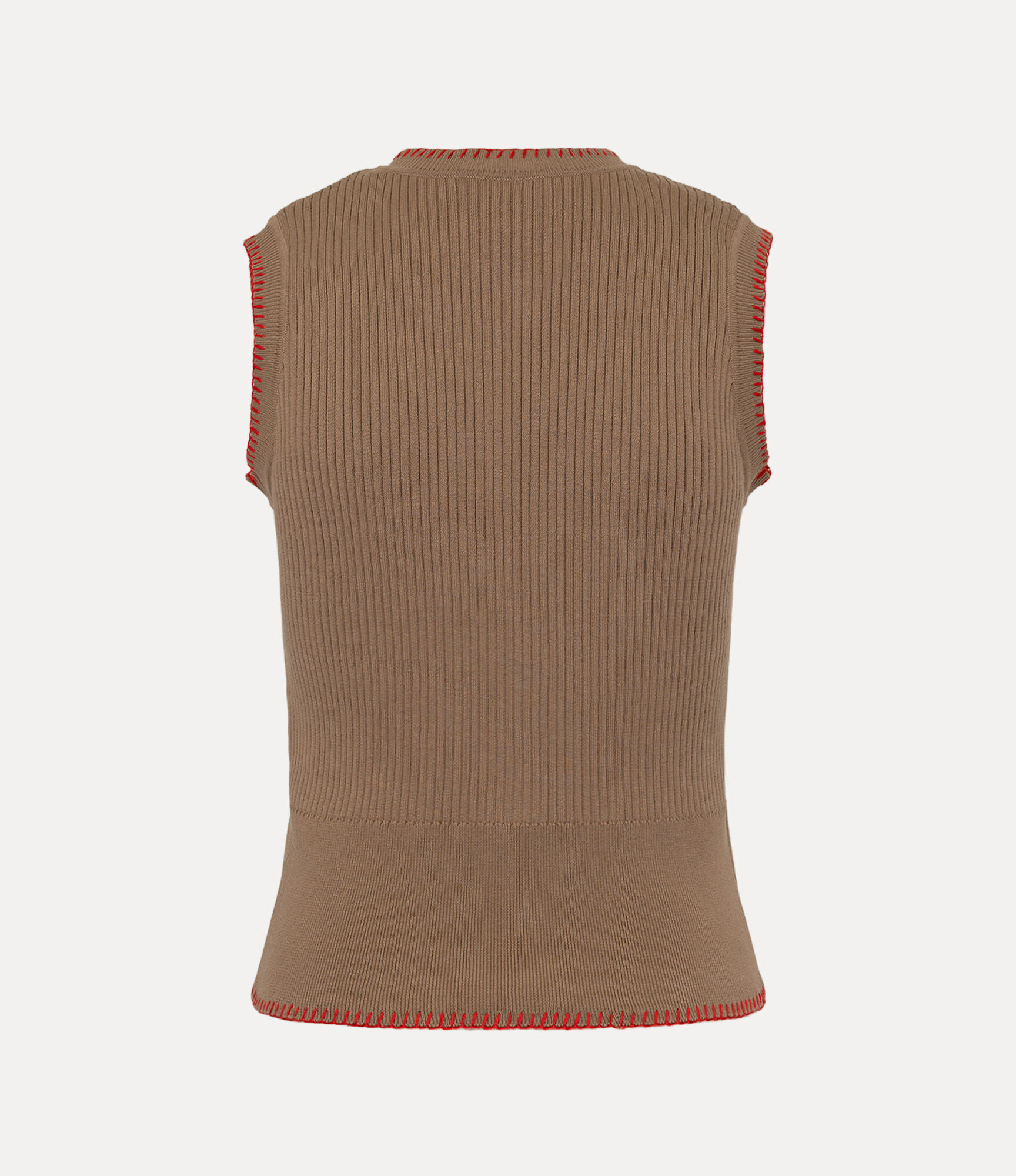 Blanket Stitch Rib Vest  large image number 5