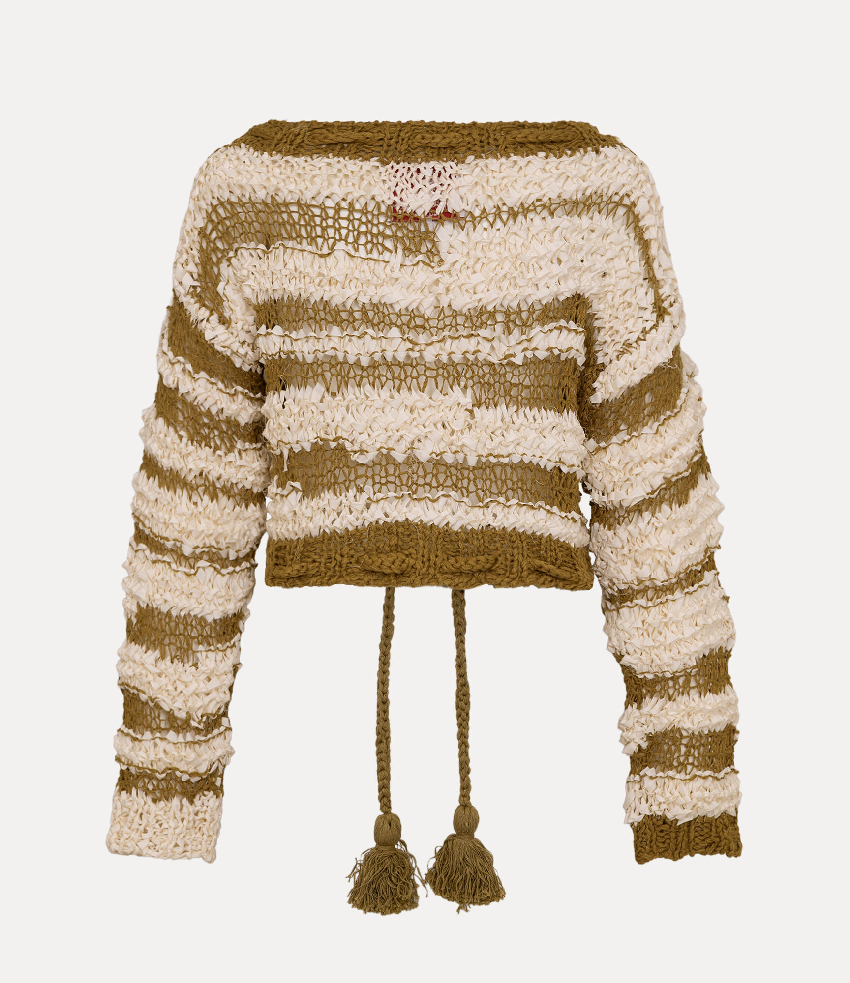 Tassel Stripe Knit Top  large image number 5