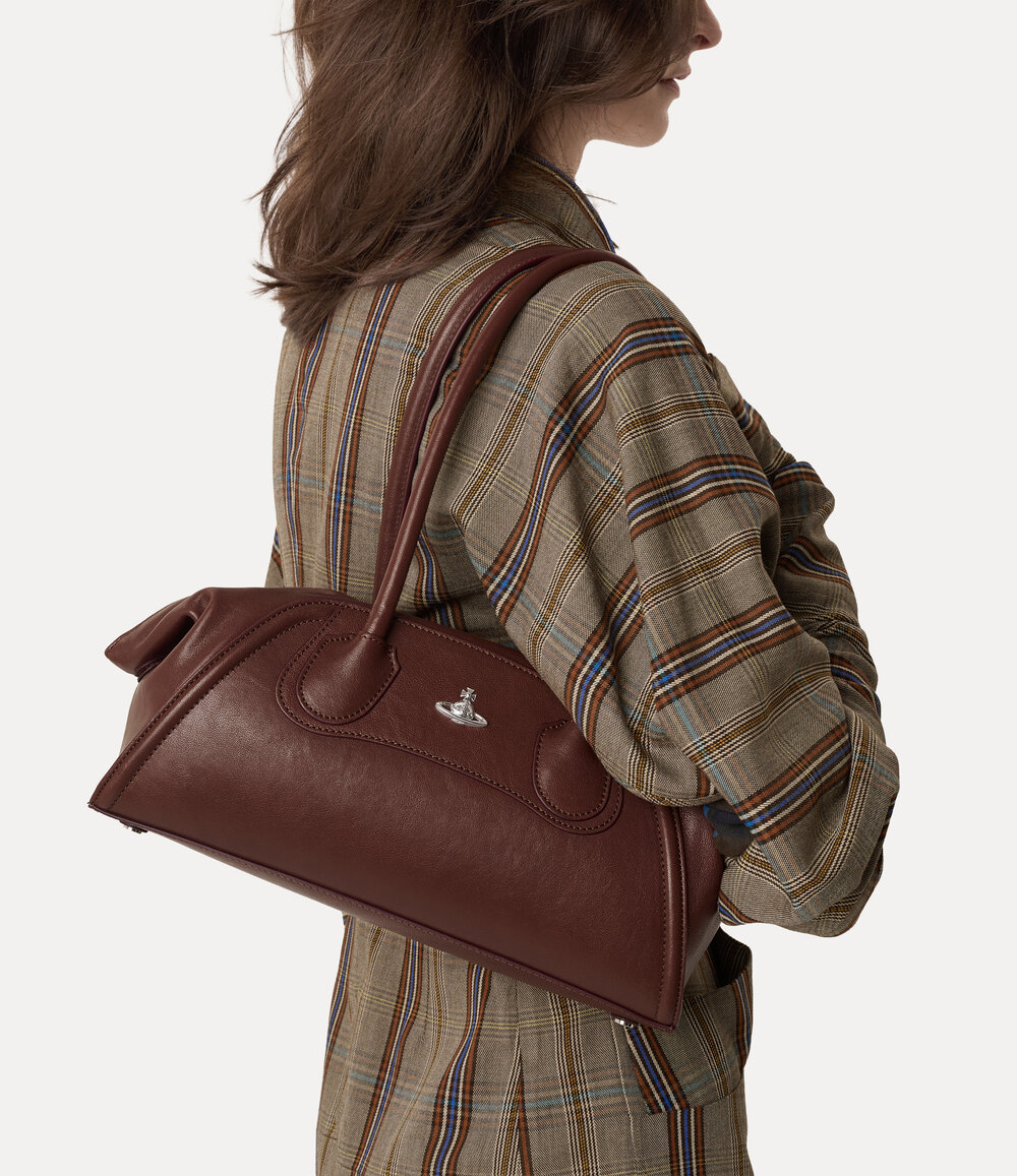 Vivienne Westwood Shirley Small Holdall in Chestnut, view 2